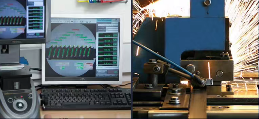 band saw feed pressure a gauge showing the feed pressure on a sawing machine